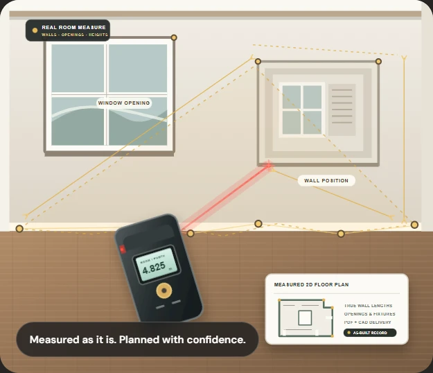 Site Measure and As-Built Plans